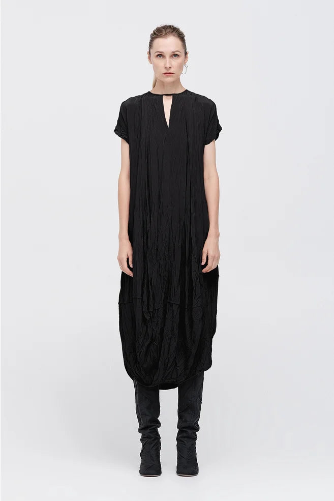 Washed Ozone Dress (Black)