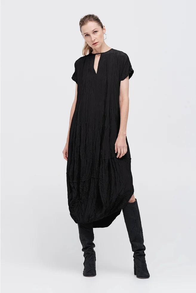 Washed Ozone Dress (Black)