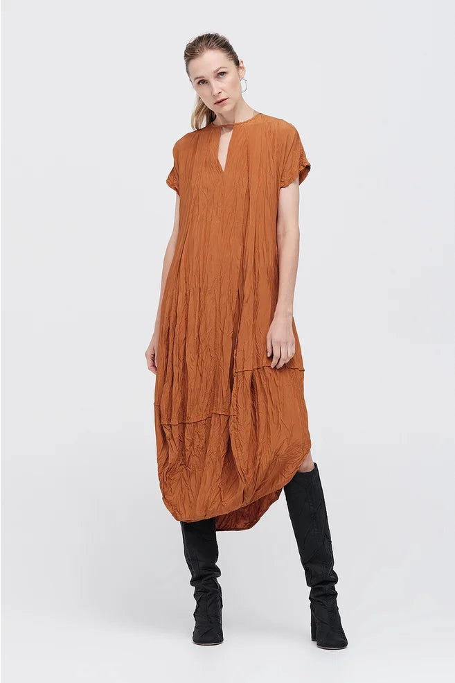 Washed Ozone Dress (Russet)