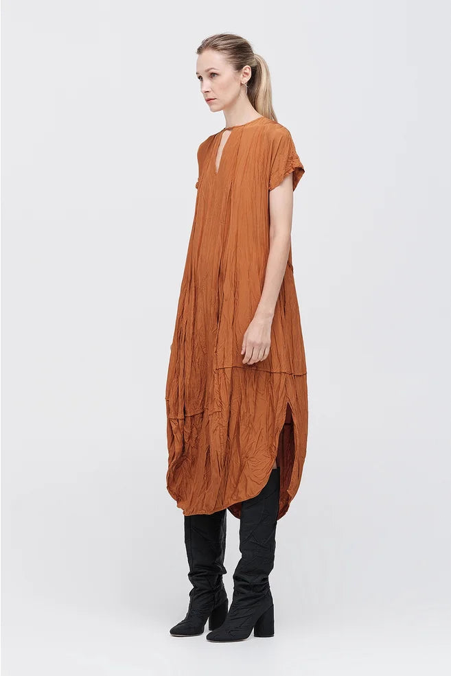 Washed Ozone Dress (Russet)