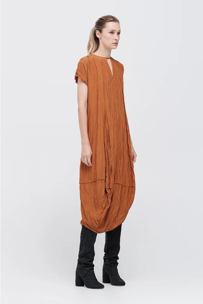 Washed Ozone Dress (Russet)