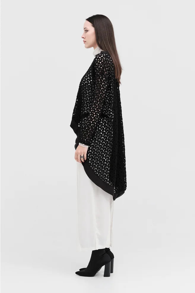 Perimeter Sweater (Black Lace)