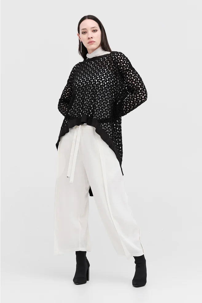 Perimeter Sweater (Black Lace)