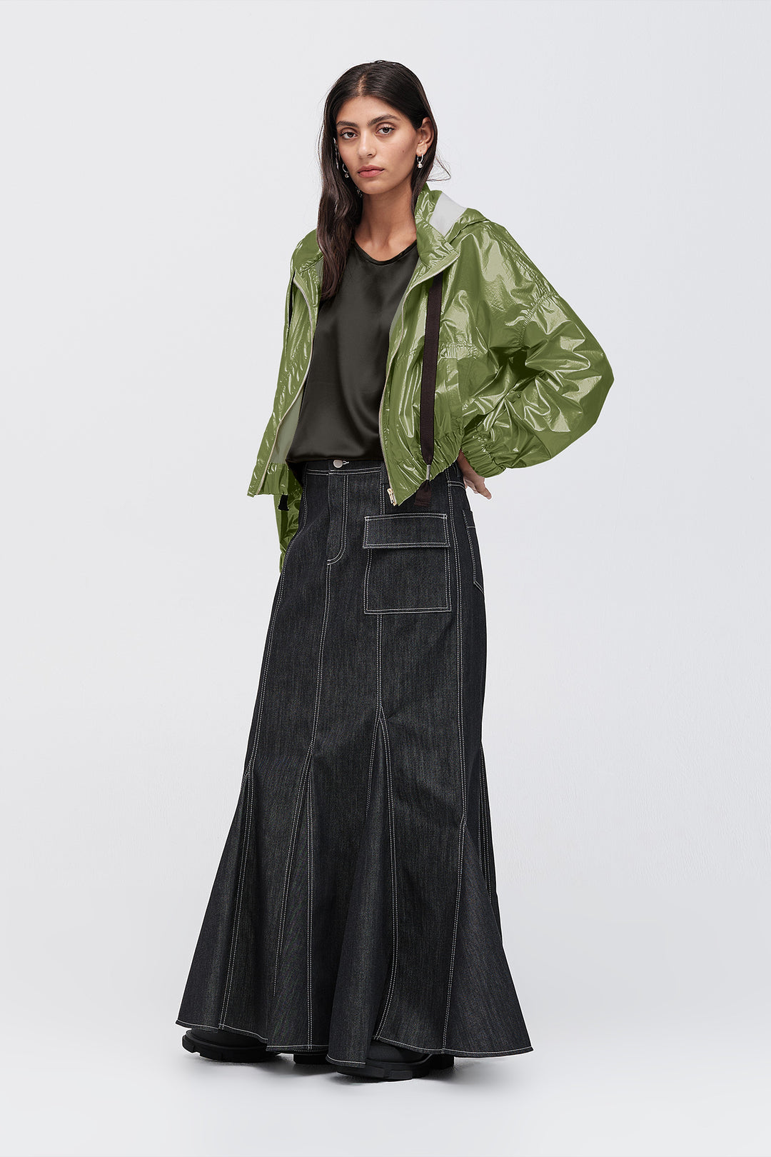 Cropt Conclusion Coat (Cactus)