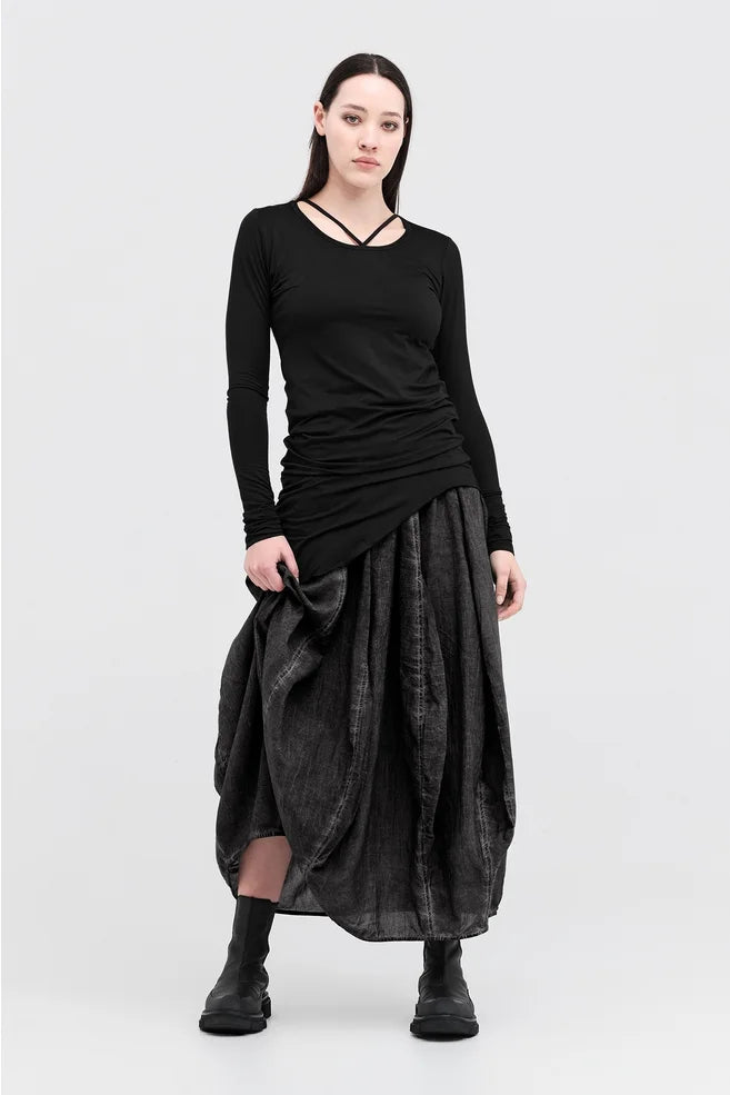 Diffused Scope Skirt (Blackened Grey)