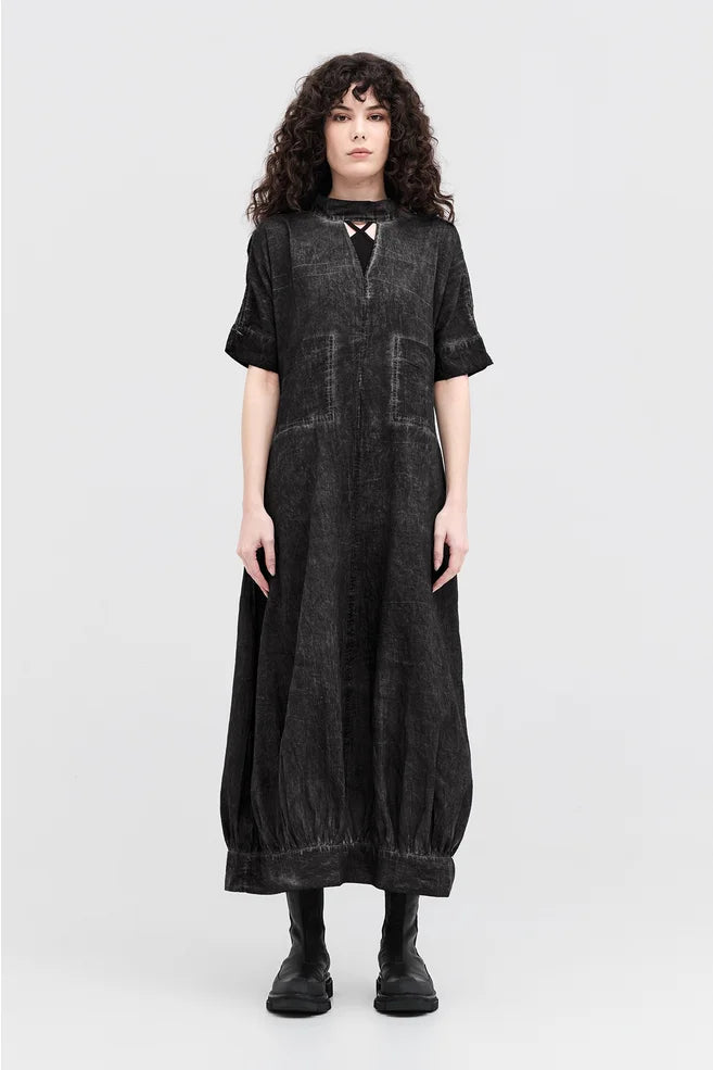 Diffused Precision Dress (Blackened Grey)