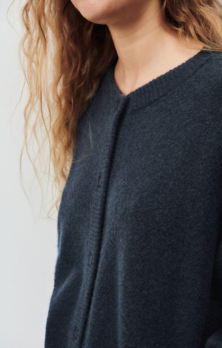 Damsville Cardigan (Navy Black Melange)