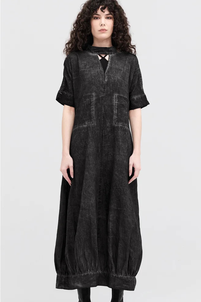 Diffused Precision Dress (Blackened Grey)