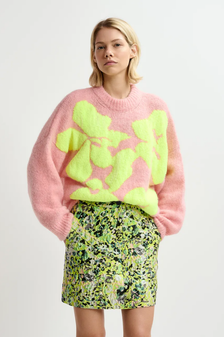 GARCON Jumper (Pink / Neon Yellow)