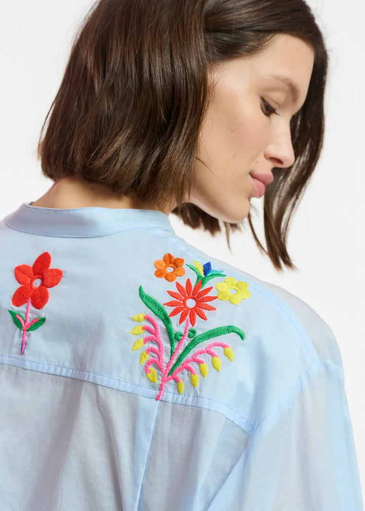 FELHI Embroidered Shirt (Blue)