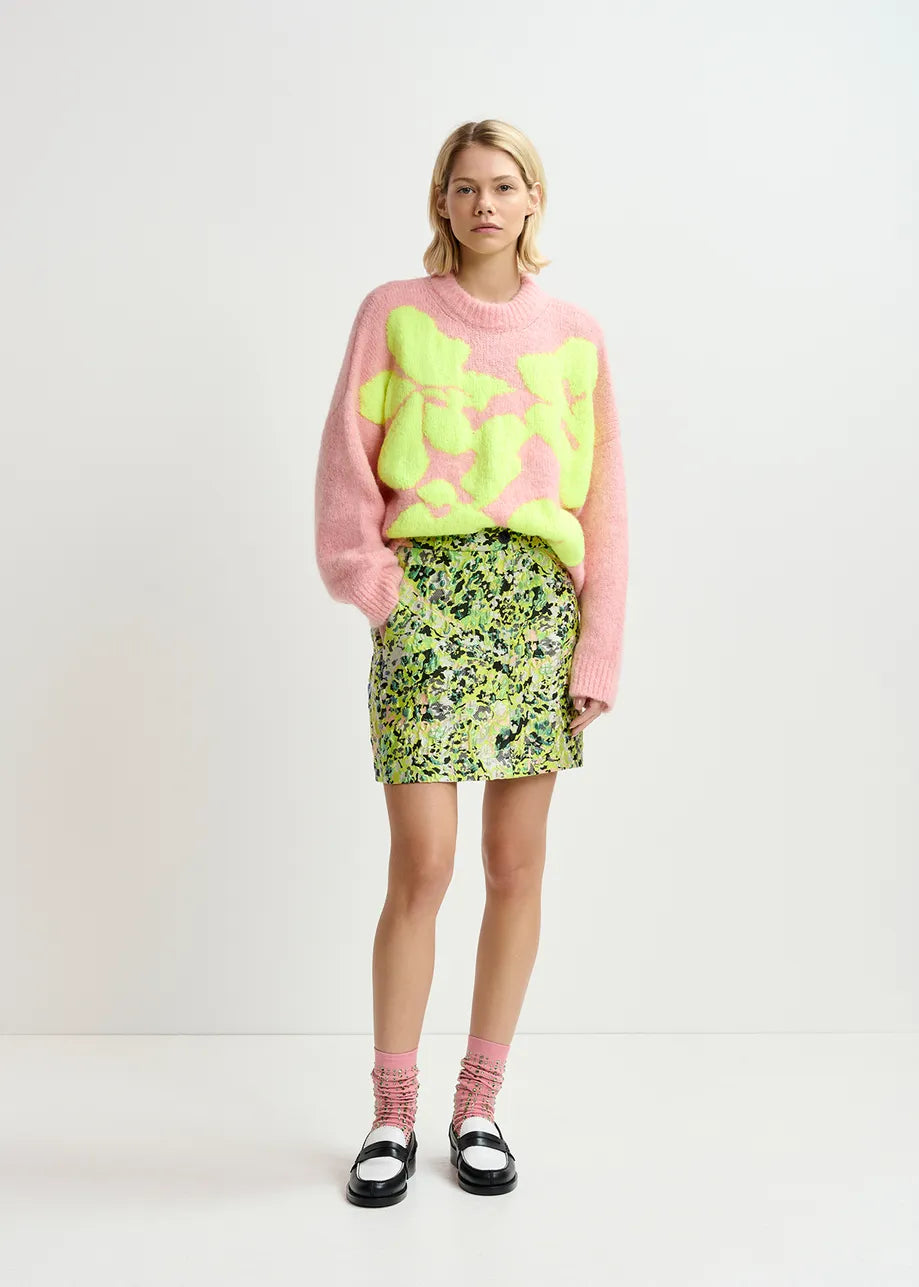 GARCON Jumper (Pink / Neon Yellow)