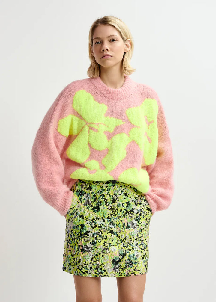 GARCON Jumper (Pink / Neon Yellow)