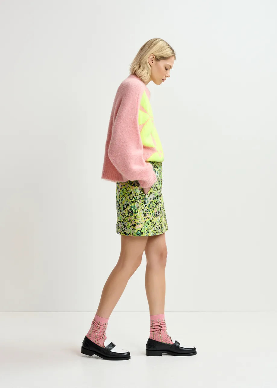 GARCON Jumper (Pink / Neon Yellow)