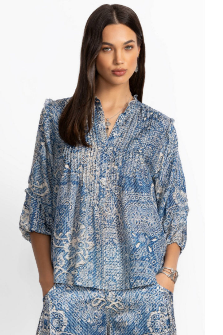 Zeeland Blouse (Denim Embroidery)