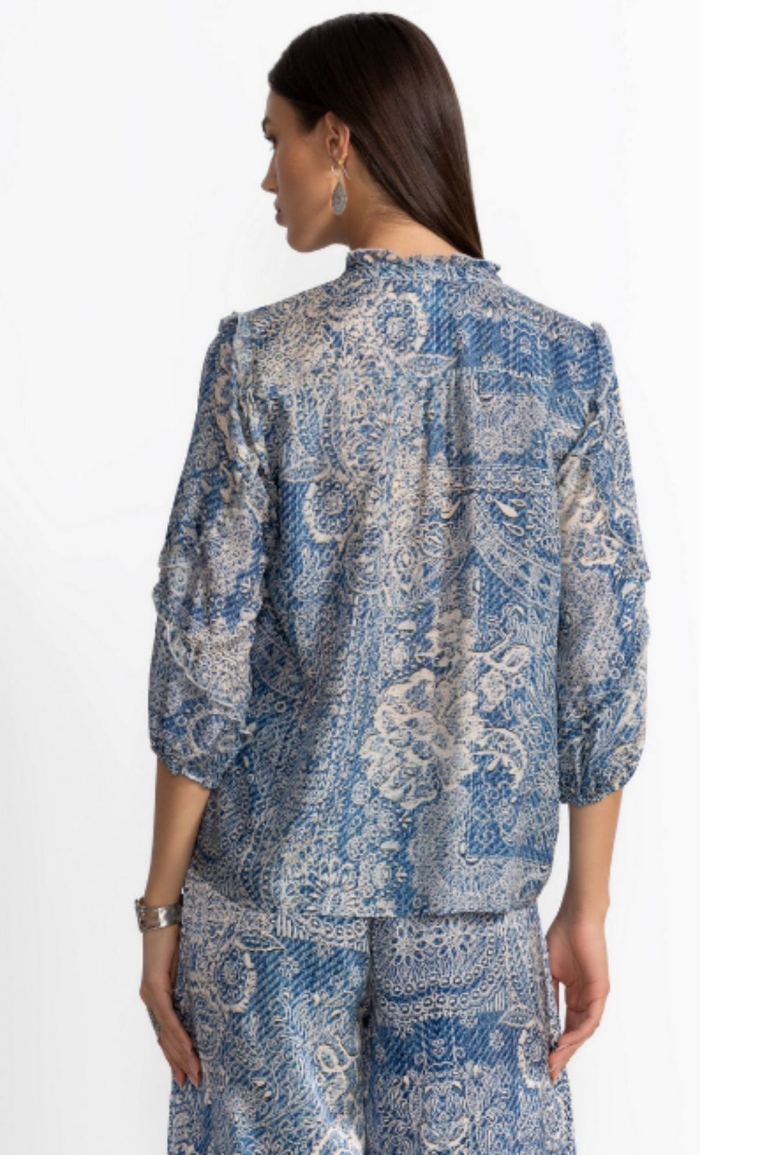 Zeeland Blouse (Denim Embroidery)