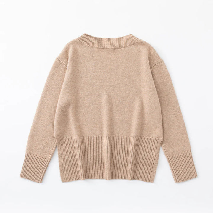 N.136 Oversized V-neck (Toffee)