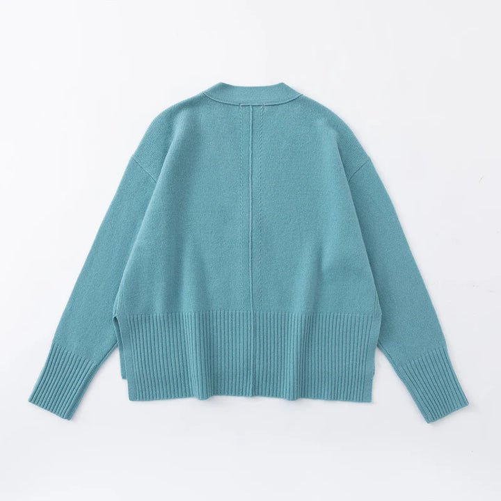 N.99 Cashmere Blend Cardi (Sicily Blue)