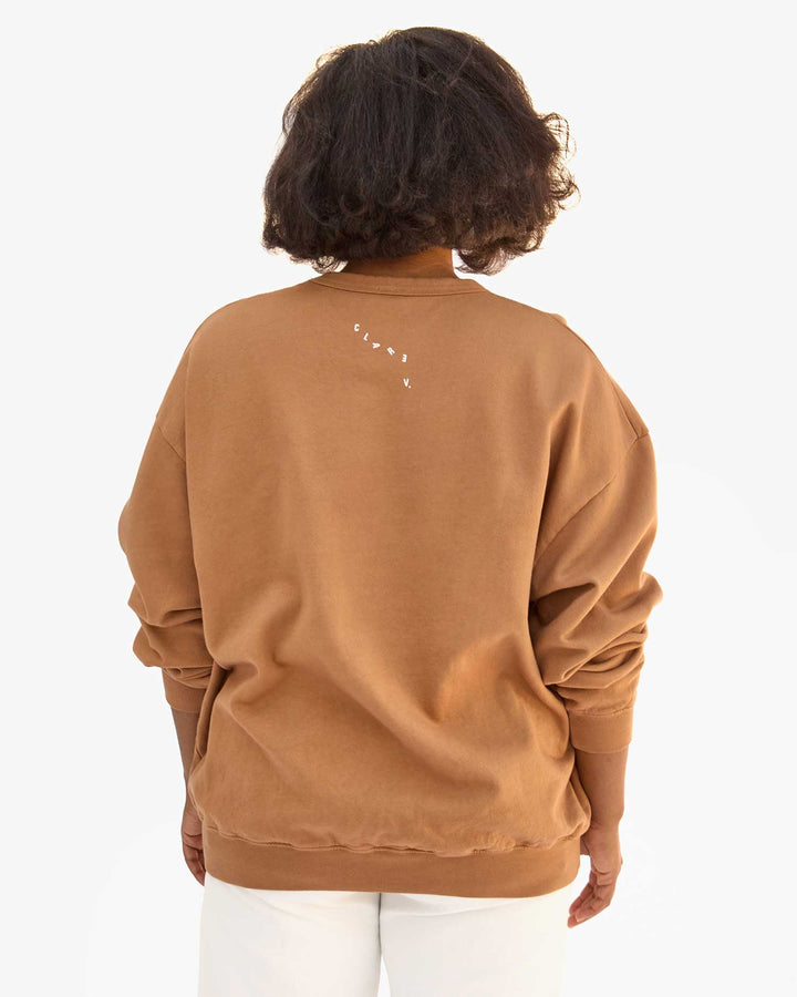 Oversized Sweatshirt (Nutmeg)