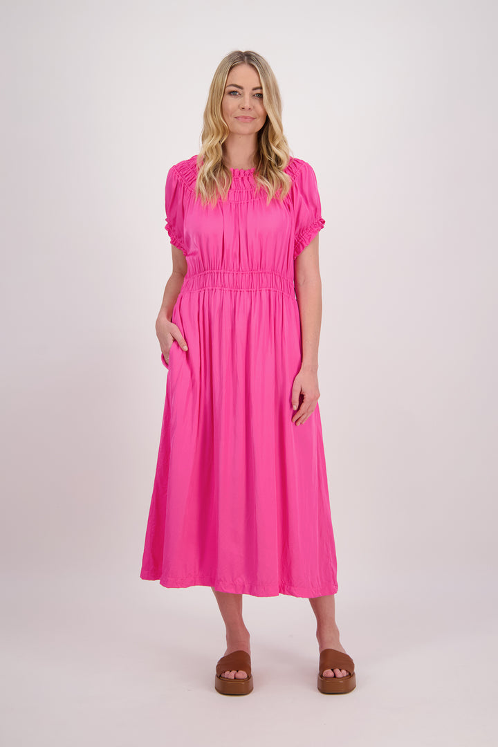 Pollyanna Dress (Fushia)