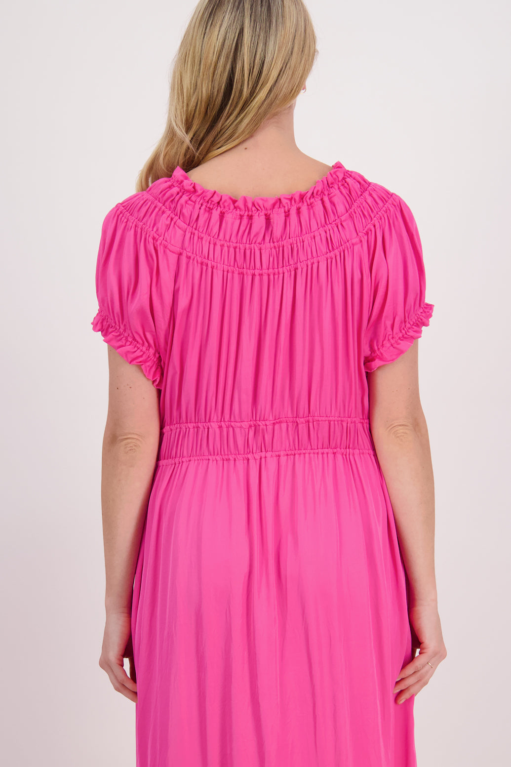 Pollyanna Dress (Fushia)