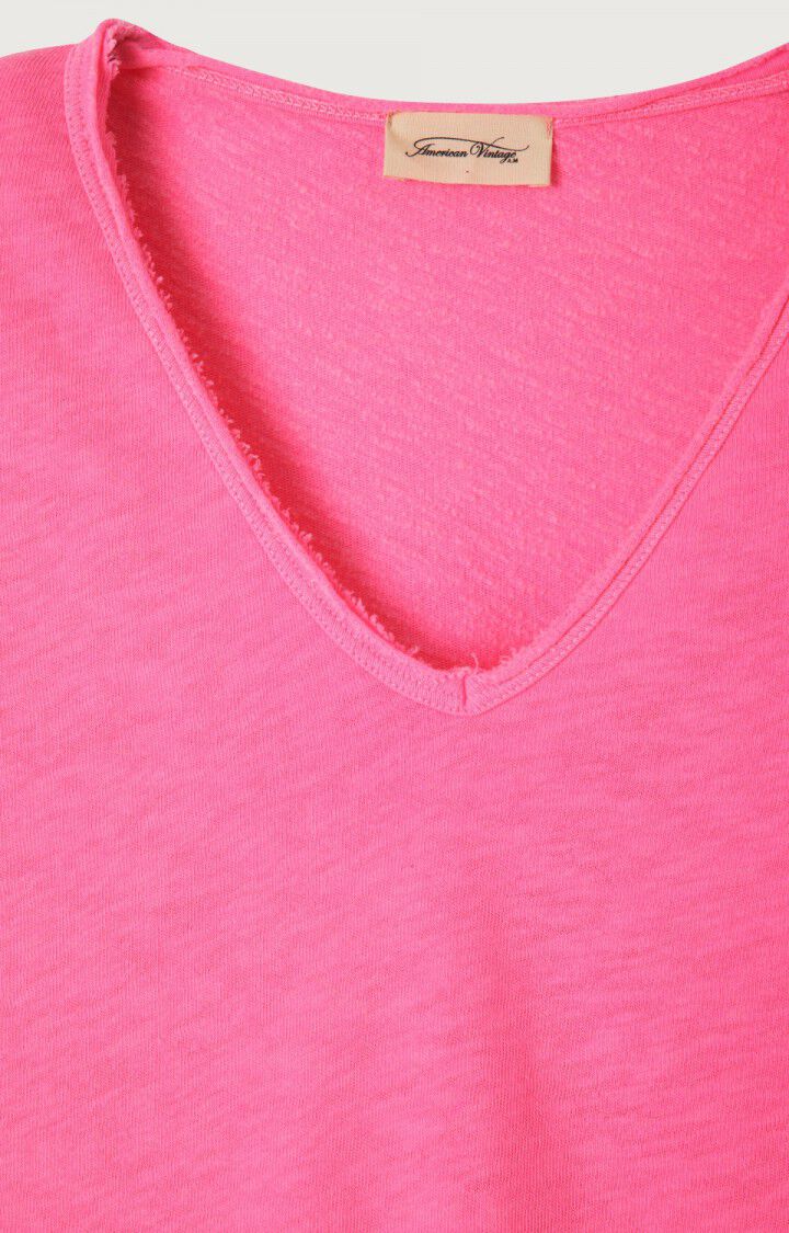 SONOMA V-NECK SHORT SLEEVE (Fluoroscent Acid Pink)