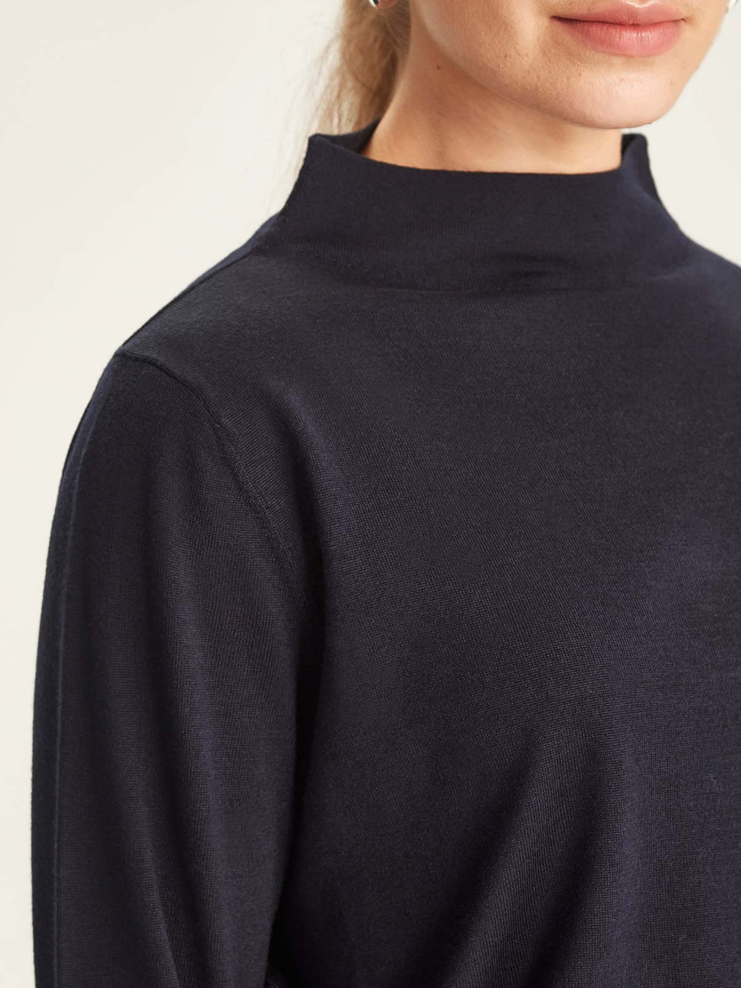 Vardo Merino Funnel Neck (French Navy)