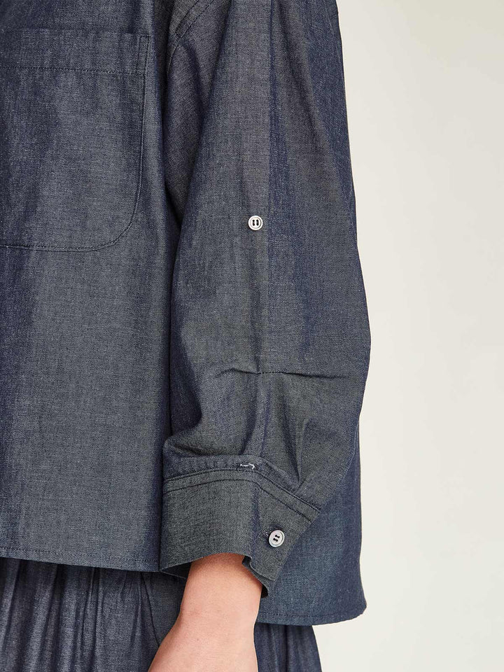 Jodi Chambray Shirt (Dark Indigo)