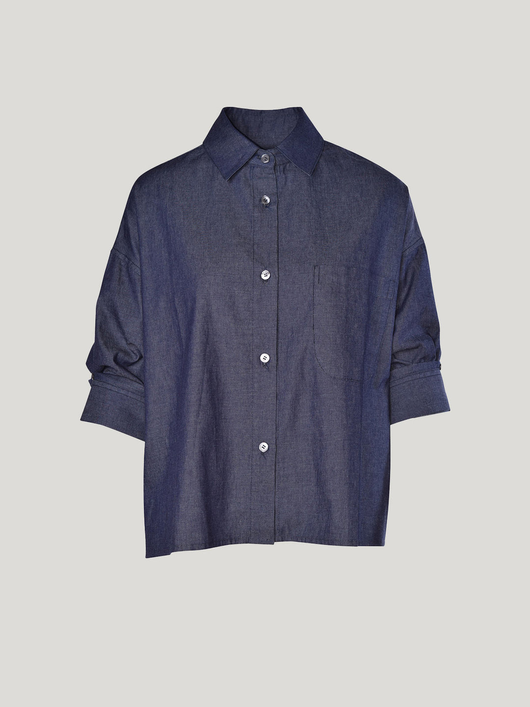 Jodi Chambray Shirt (Dark Indigo)