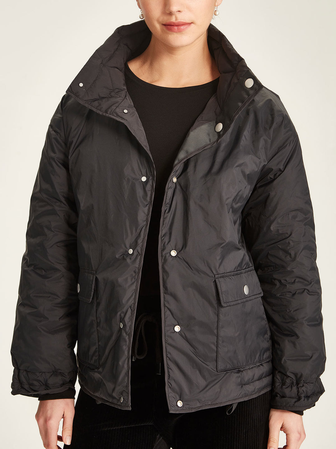 Meribel Reversible Puffer (Black)