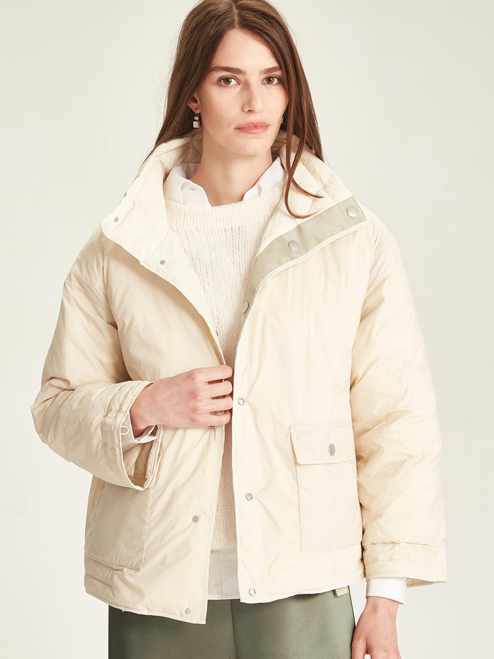 Meribel Reversible Puffer (Chalk)