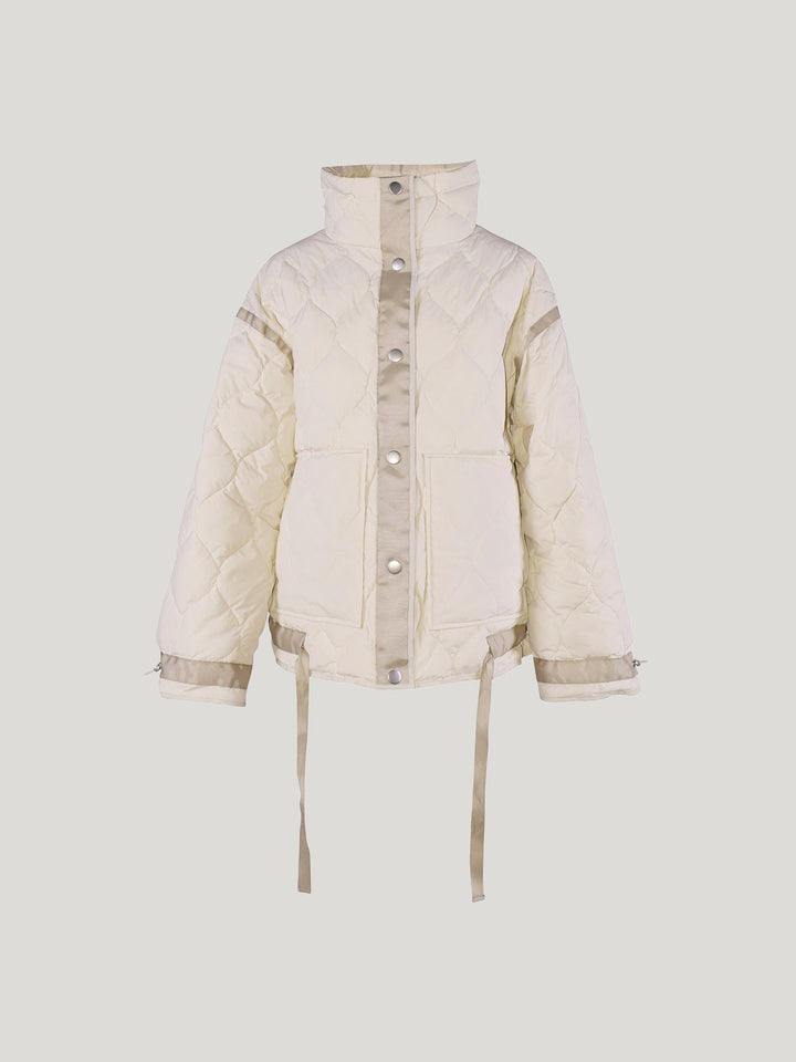 Meribel Reversible Puffer (Chalk)