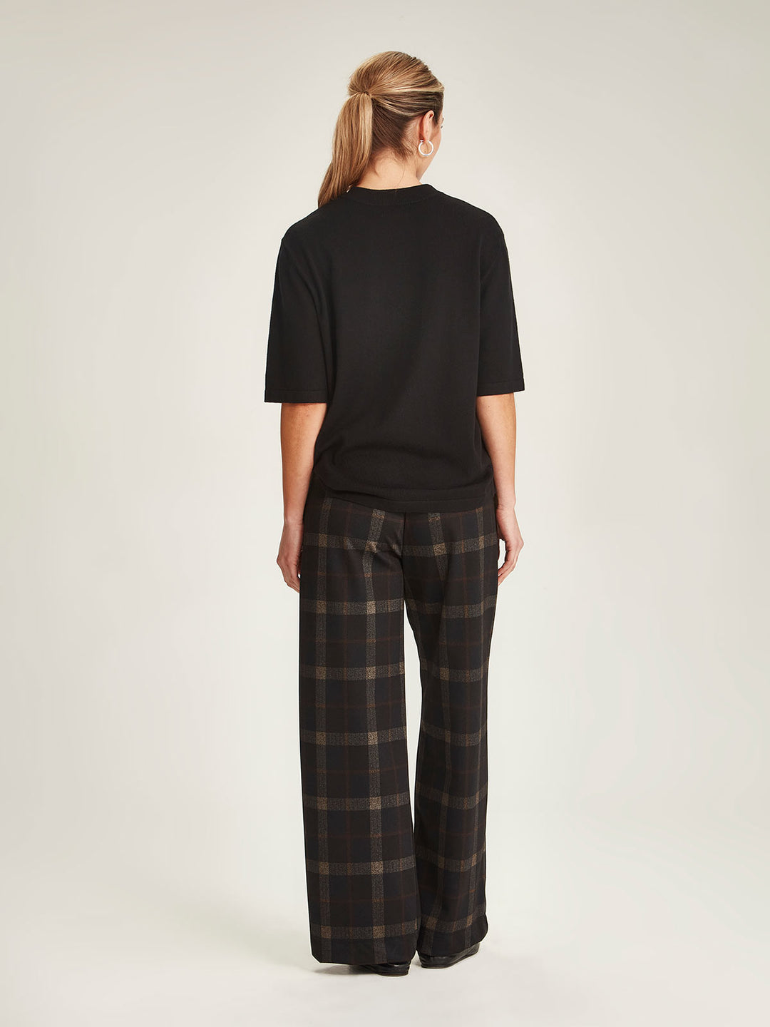 Kelsey Check Pant (Black Check)