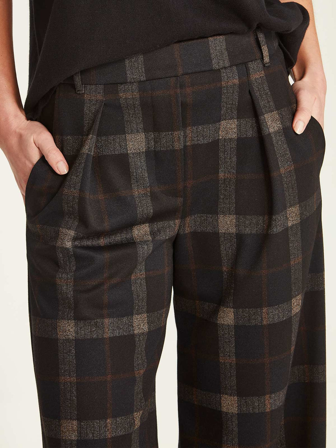 Kelsey Check Pant (Black Check)