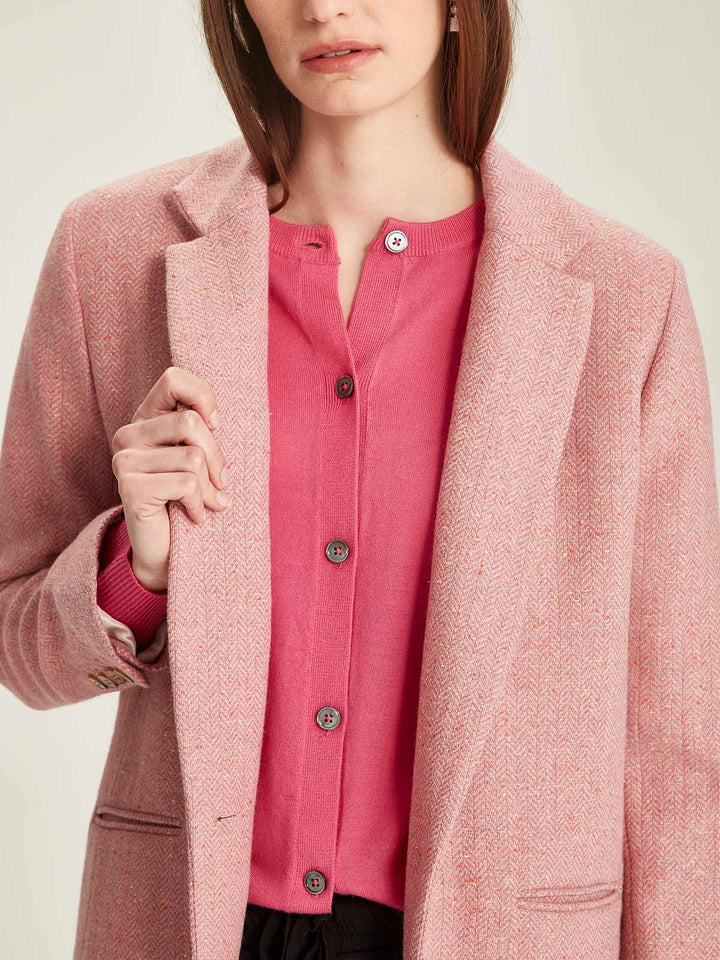 Coco Tweed Blazer (Rose)