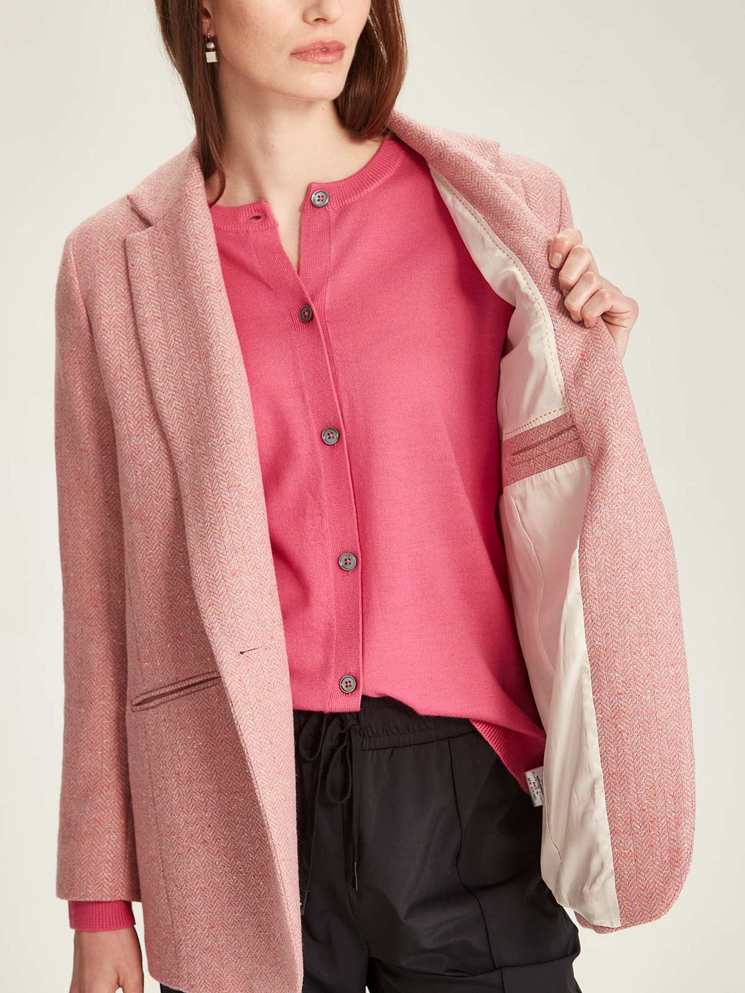 Coco Tweed Blazer (Rose)