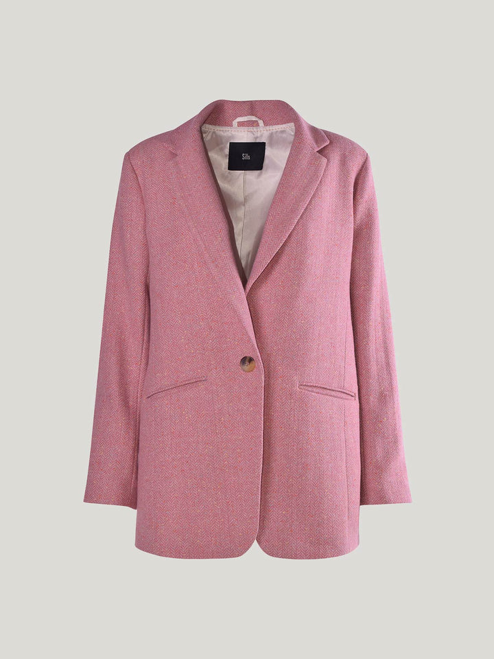 Coco Tweed Blazer (Rose)