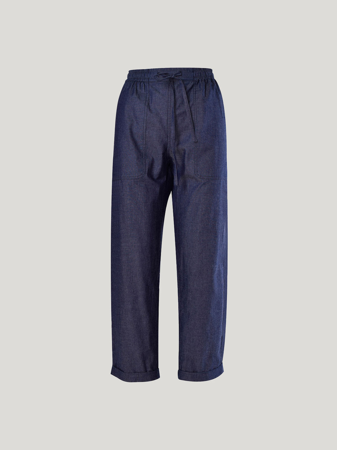 Serena Chambray Pant (Dark Indigo)