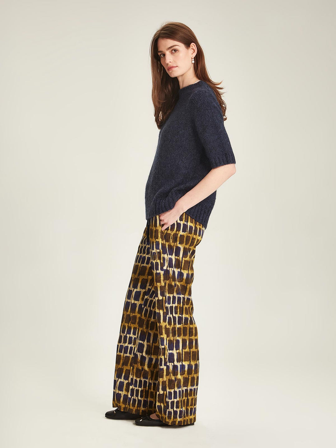 Mosaic Bennett Pant (Blue Mosaic)