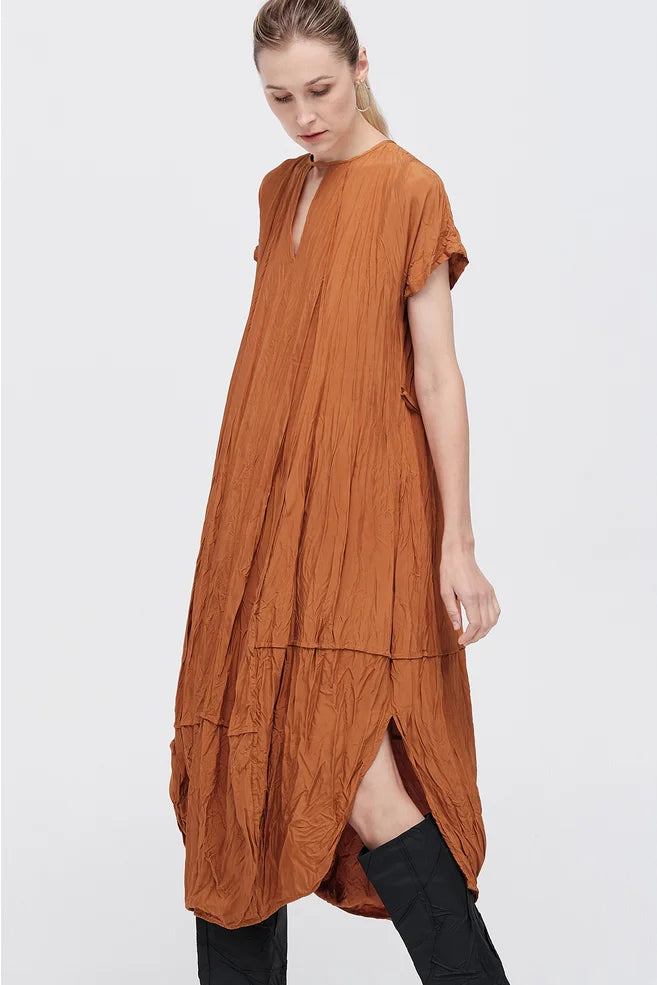 Washed Ozone Dress (Russet)