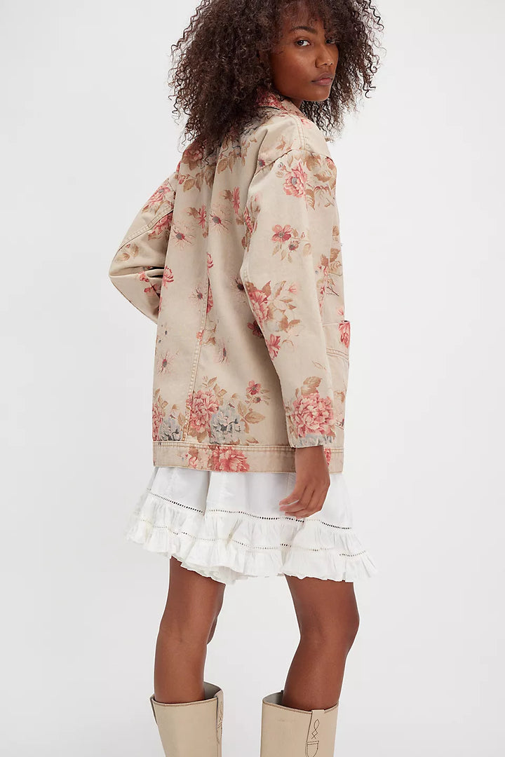 Avery Denim Jacket (Exploded Floral)